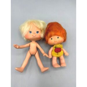 Vintage Strawberry Shortcake Dolls Lot Blonde Apple‎ Dumpling 1980s Hong Kong
